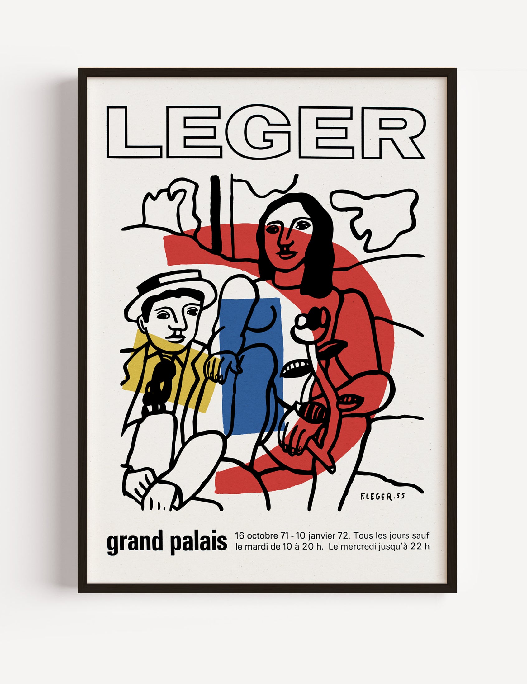 Fernand Leger Exhibition Poster 1972