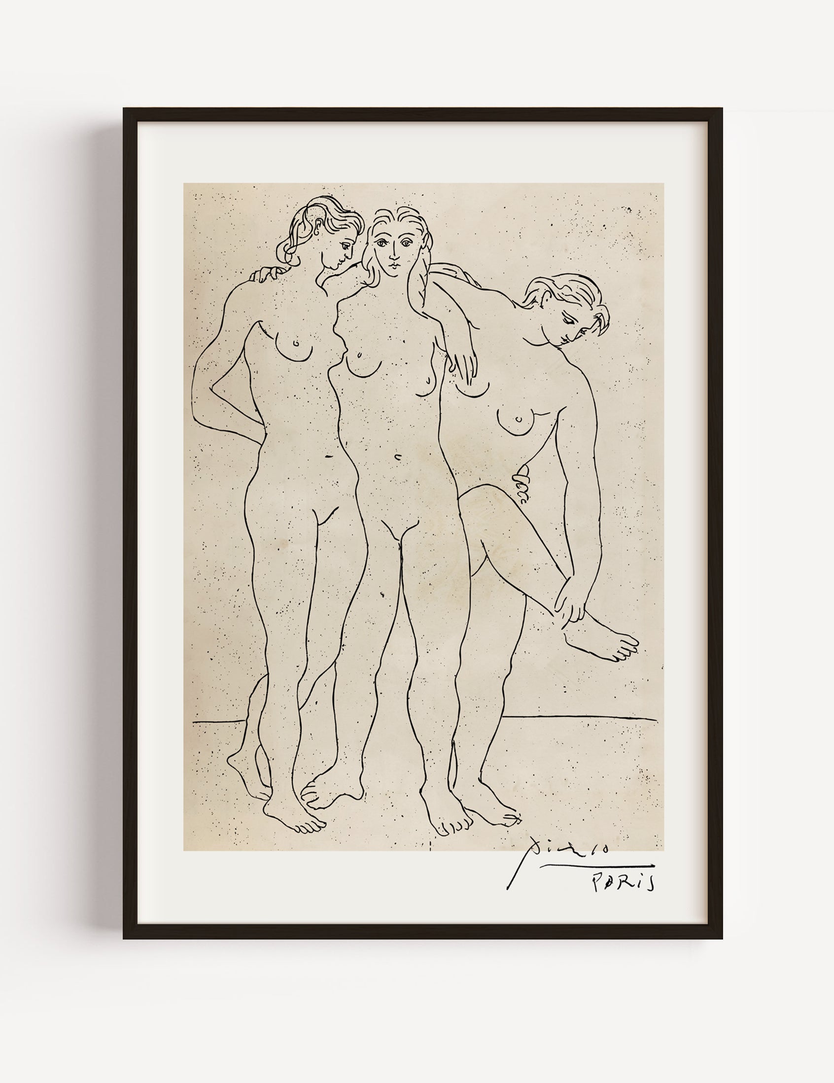 Les Trois Baigneuses III by Pablo Picasso