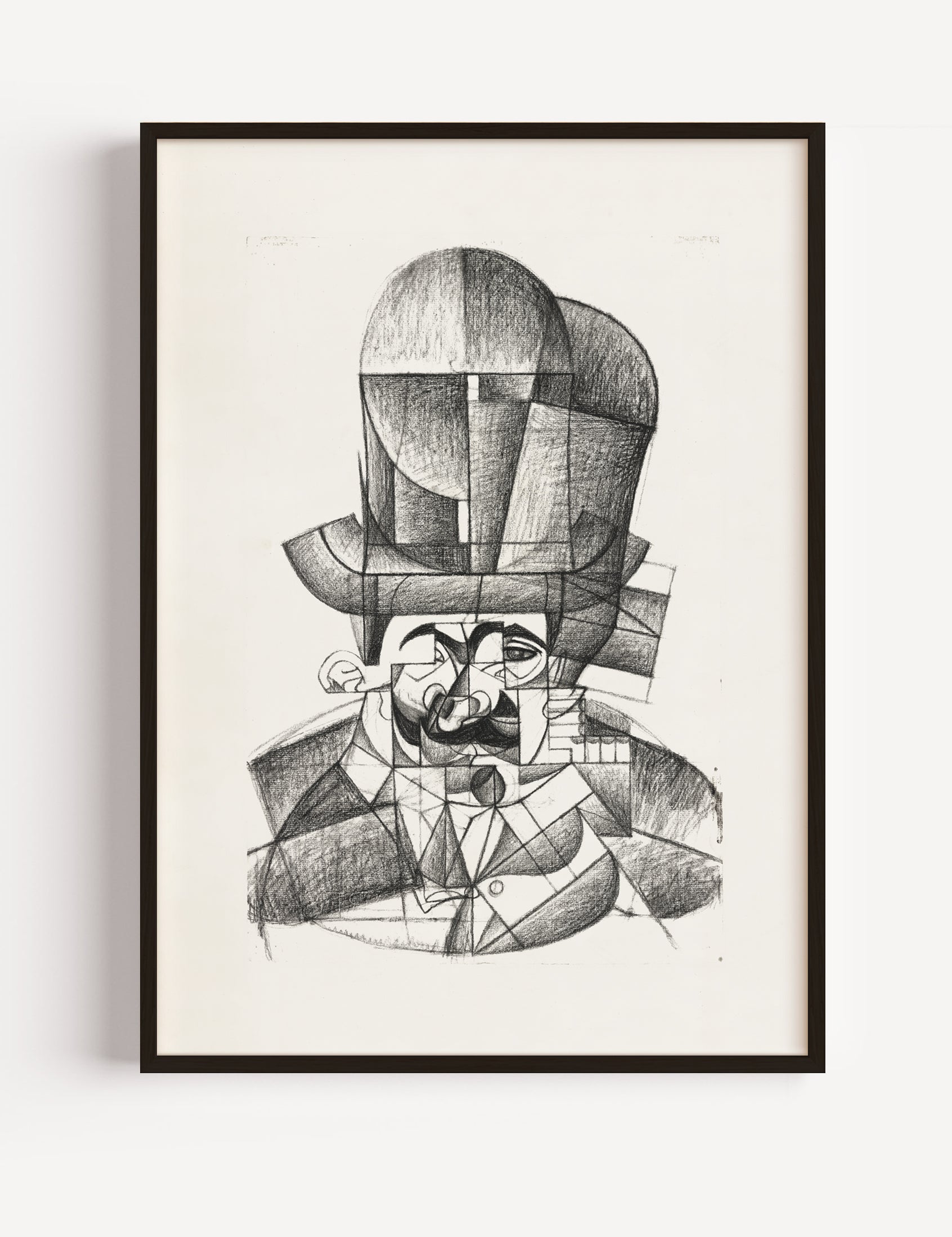 Man with Opera Hat (1912) by Juan Gris Poster