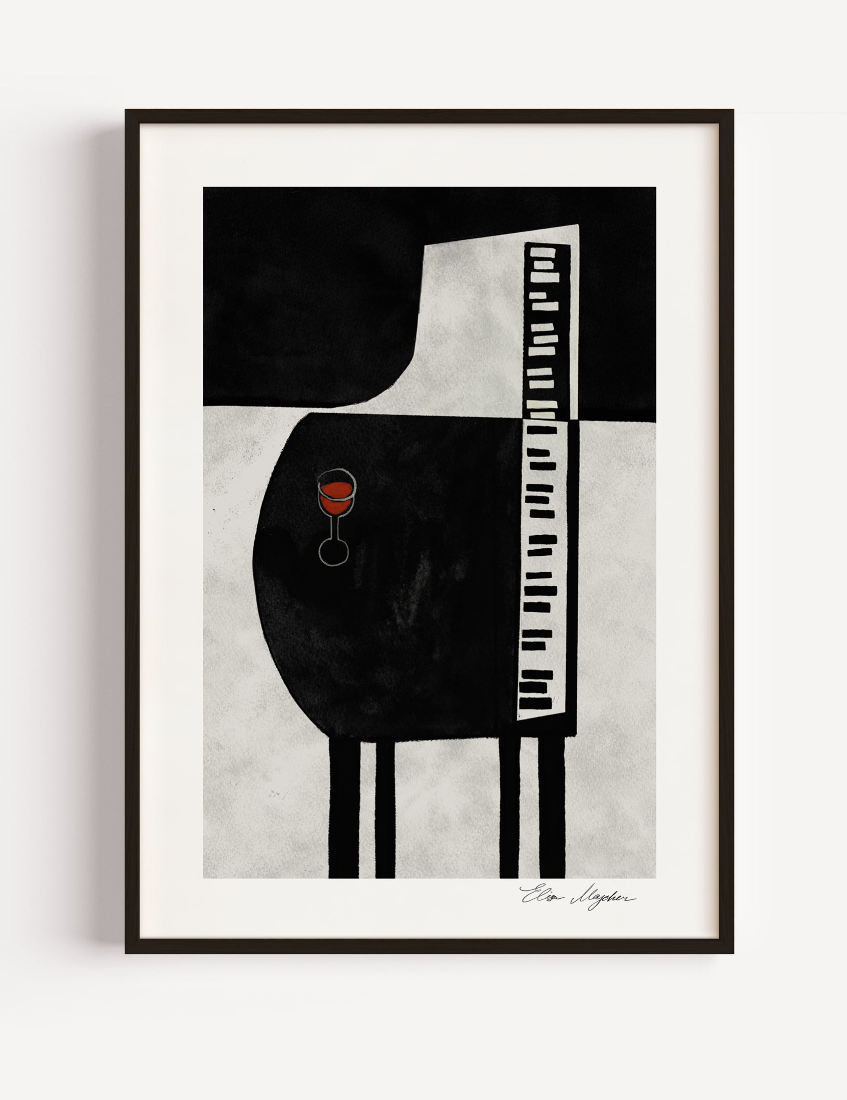 Piano by Eliza Majcher Poster