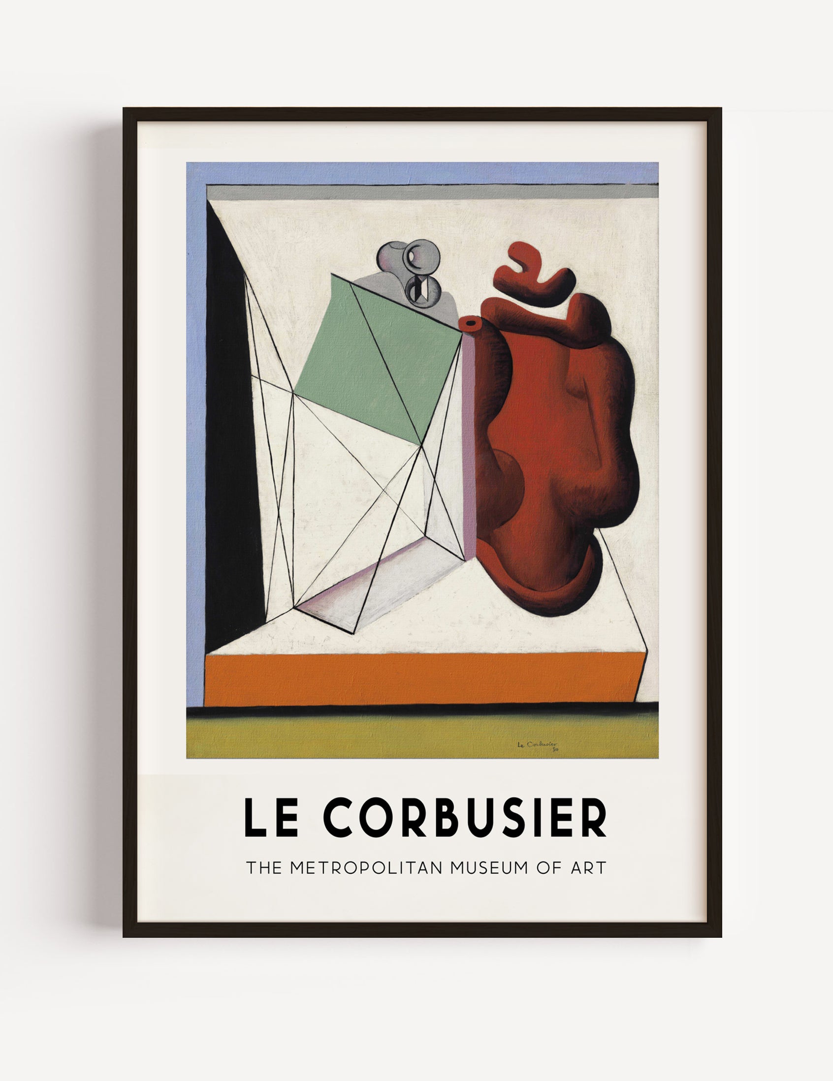 Le Corbusier Exhibition Poster 1975