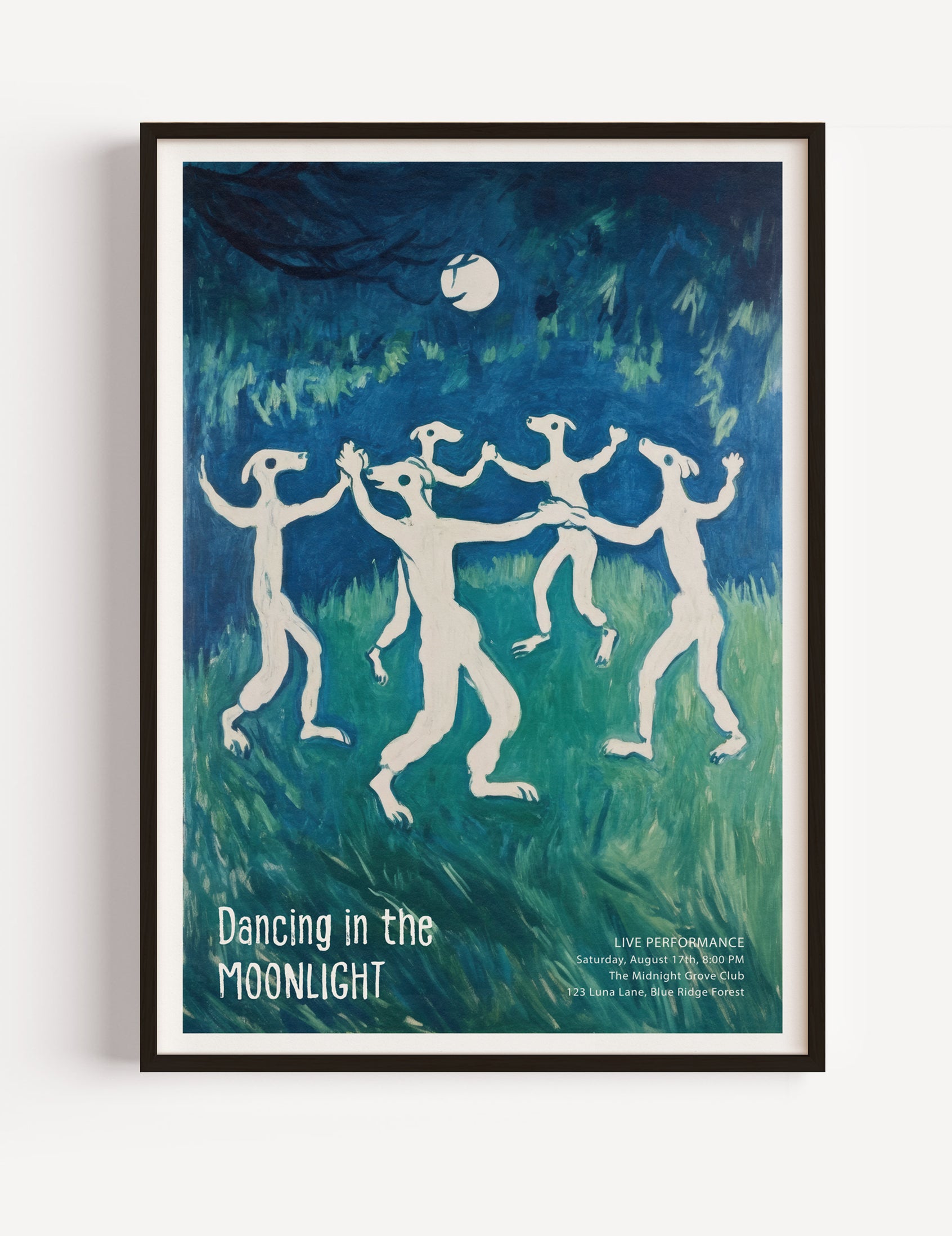 Dancing in the Moonlight Music Performance Poster