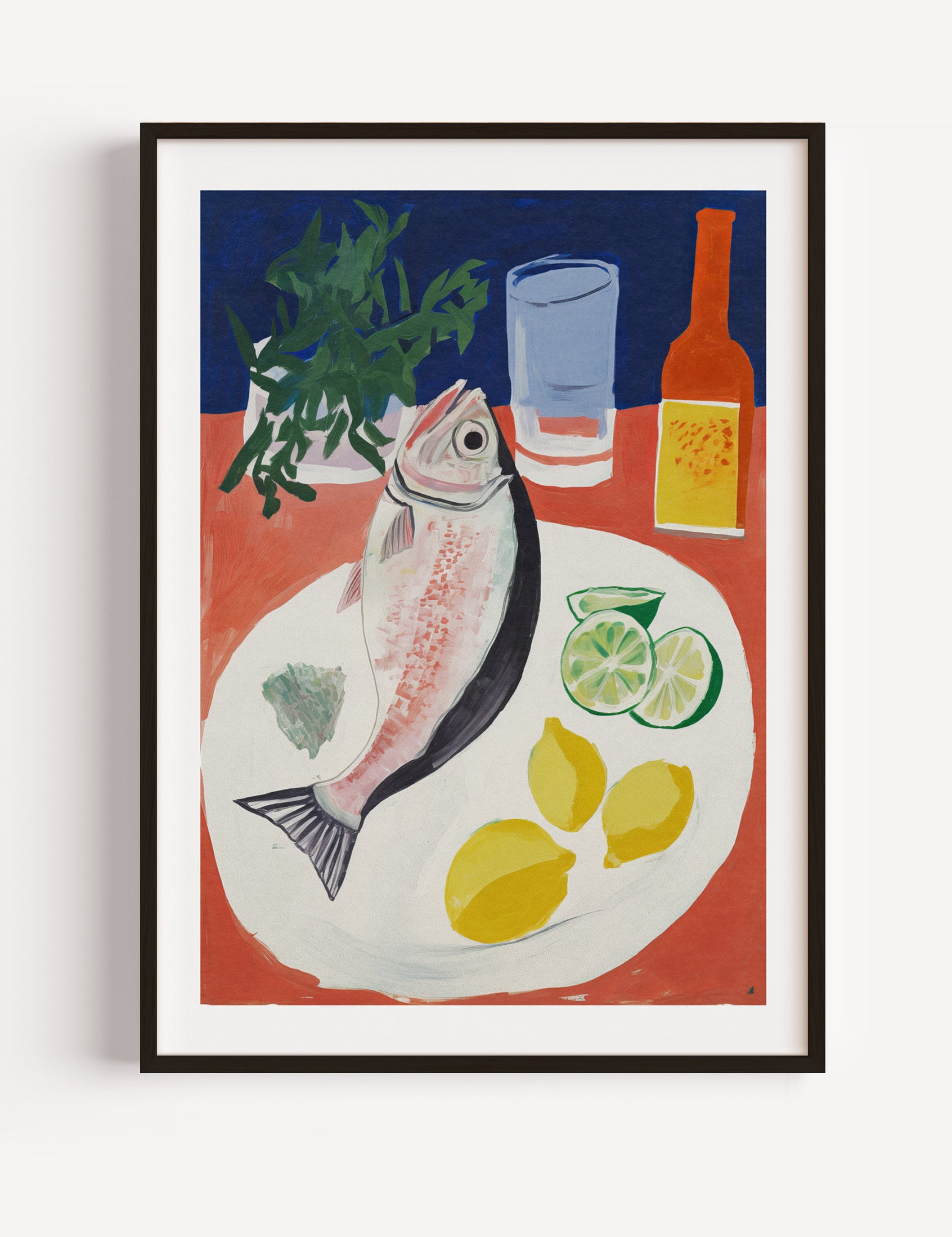Still Life Cooking Evening Poster