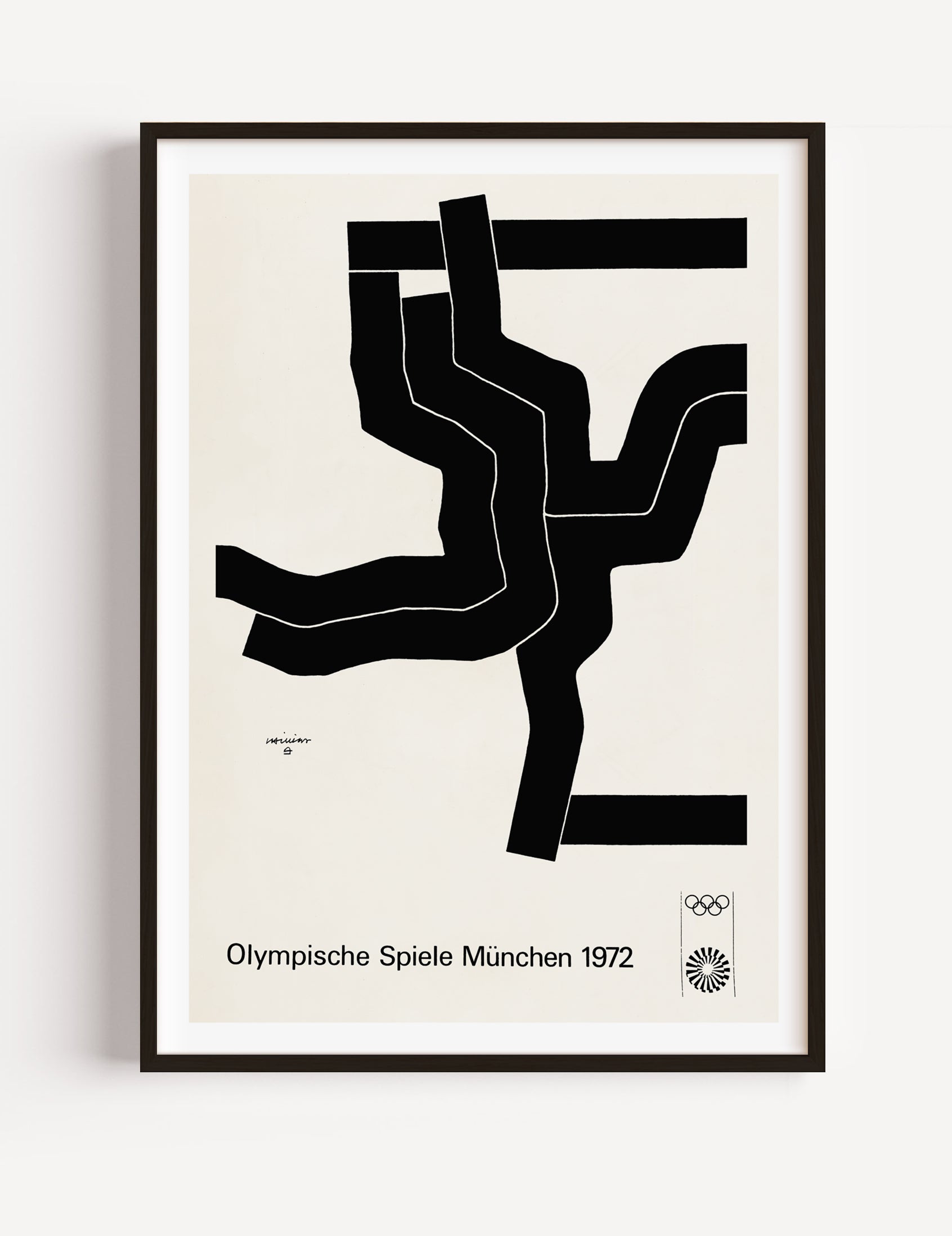 The 1972 Summer Olympics Vintage Poster