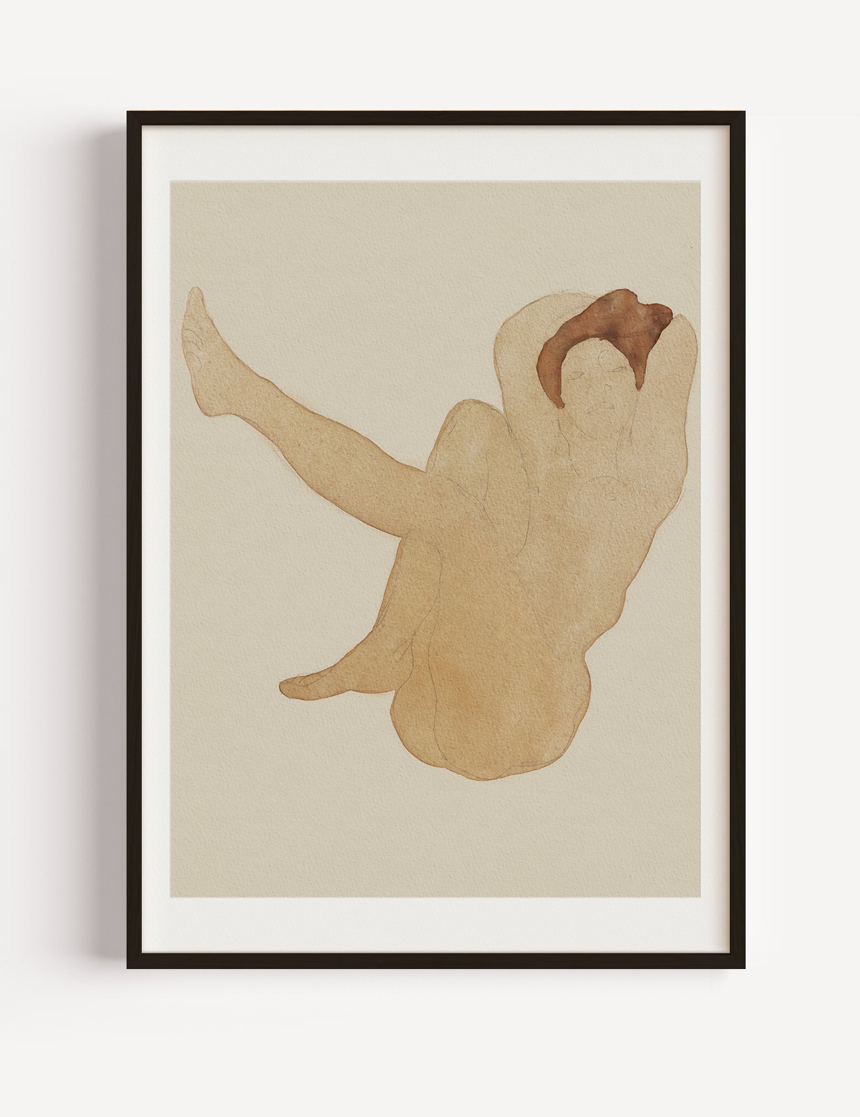Nude female figure by Auguste Rodin Poster