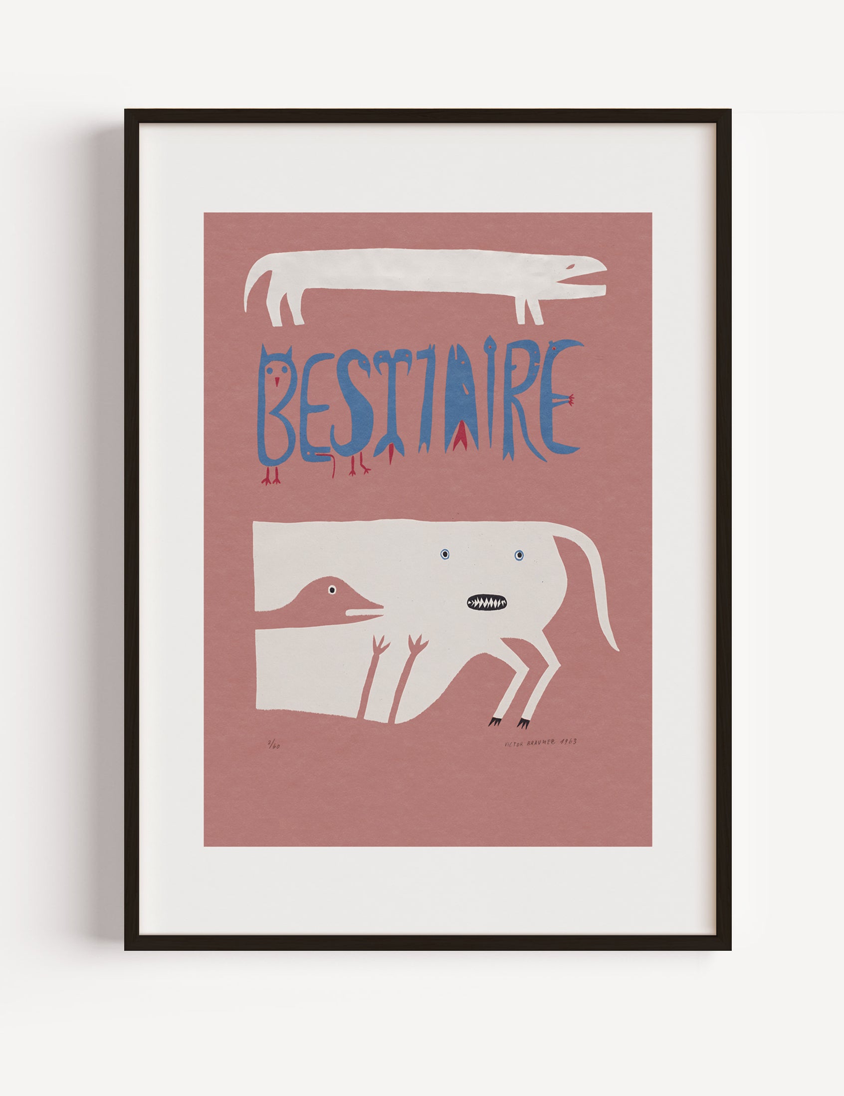 Bestiare by Victor Brauner Poster