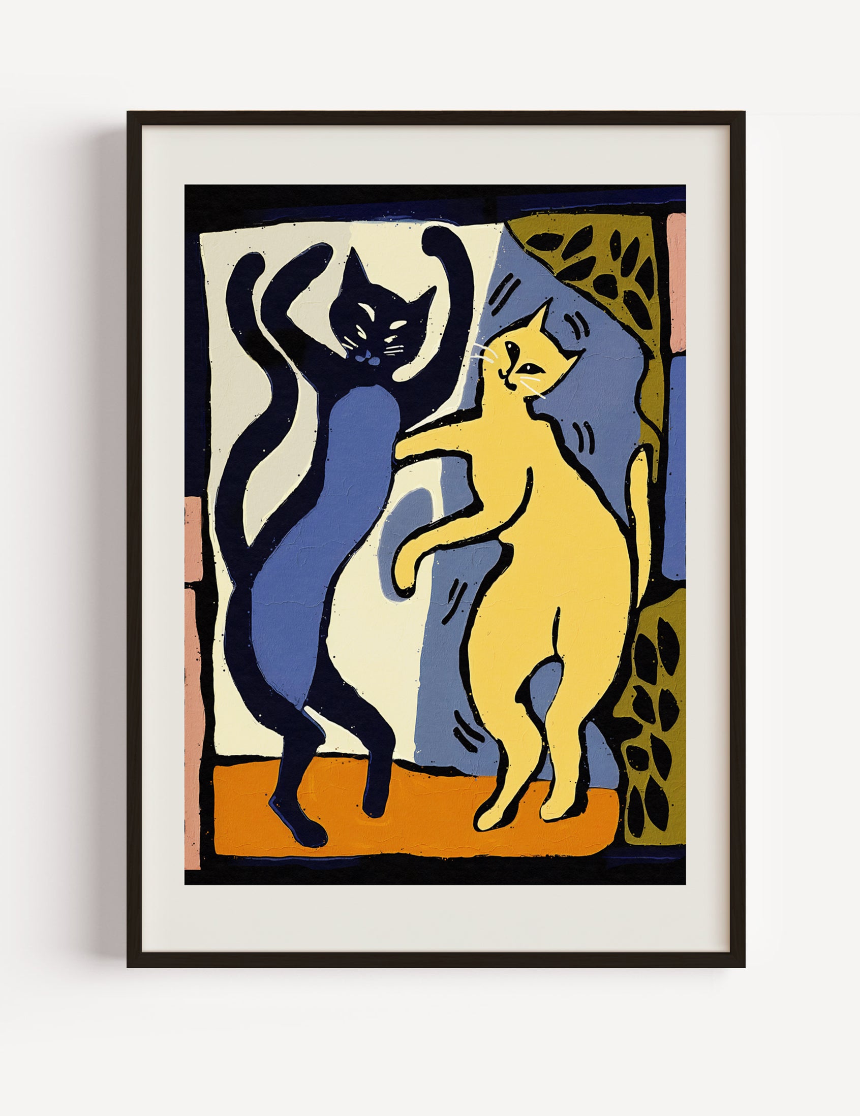 Dancing Cats by Studio Manufaktura Poster