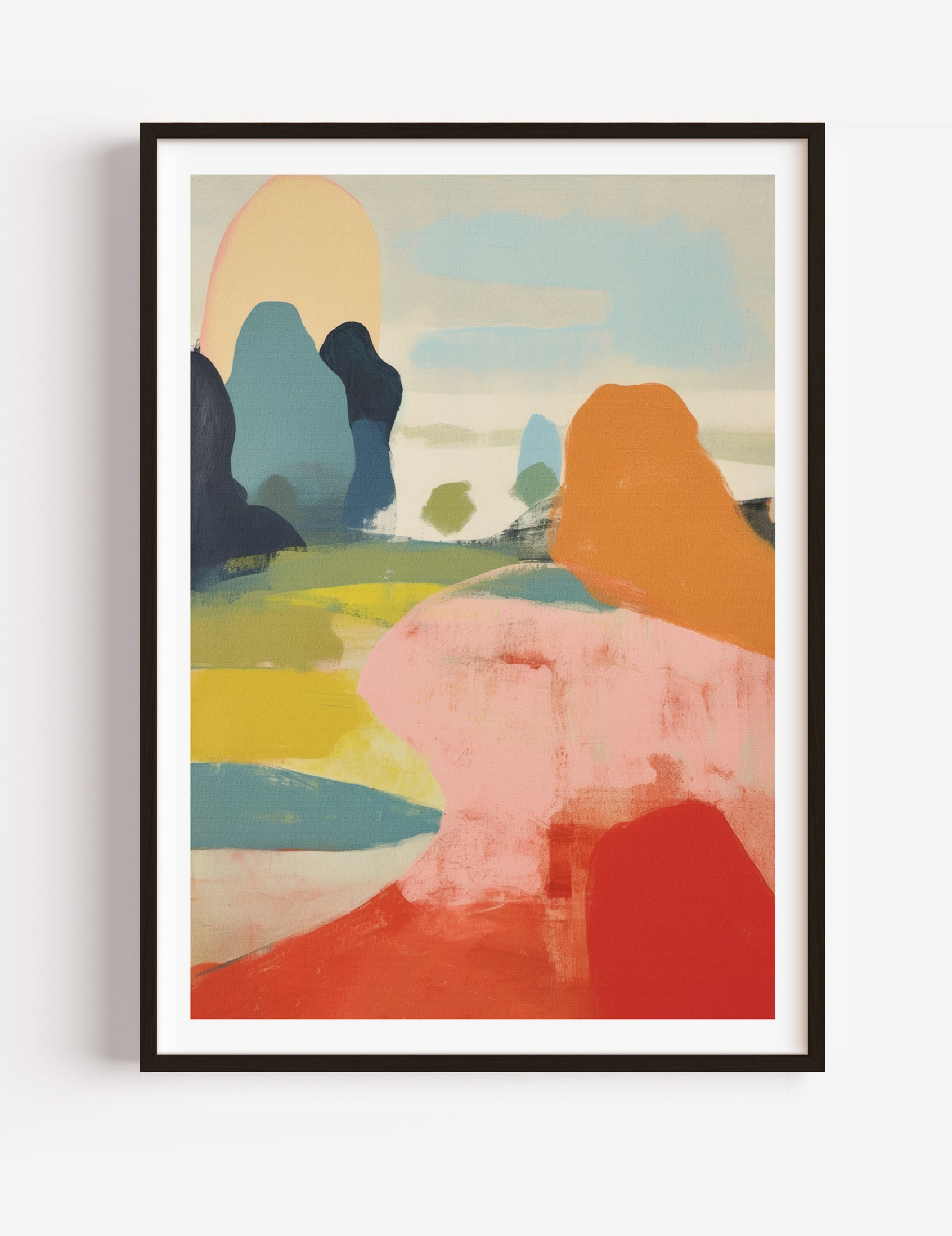Abstract Landscape Poster