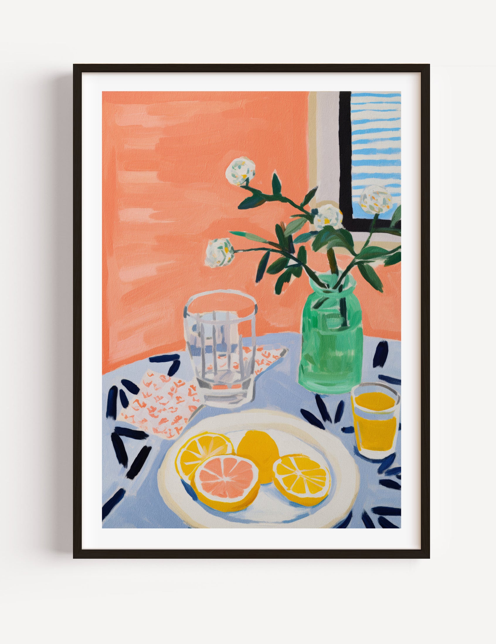 Still Life with Oranges Poster