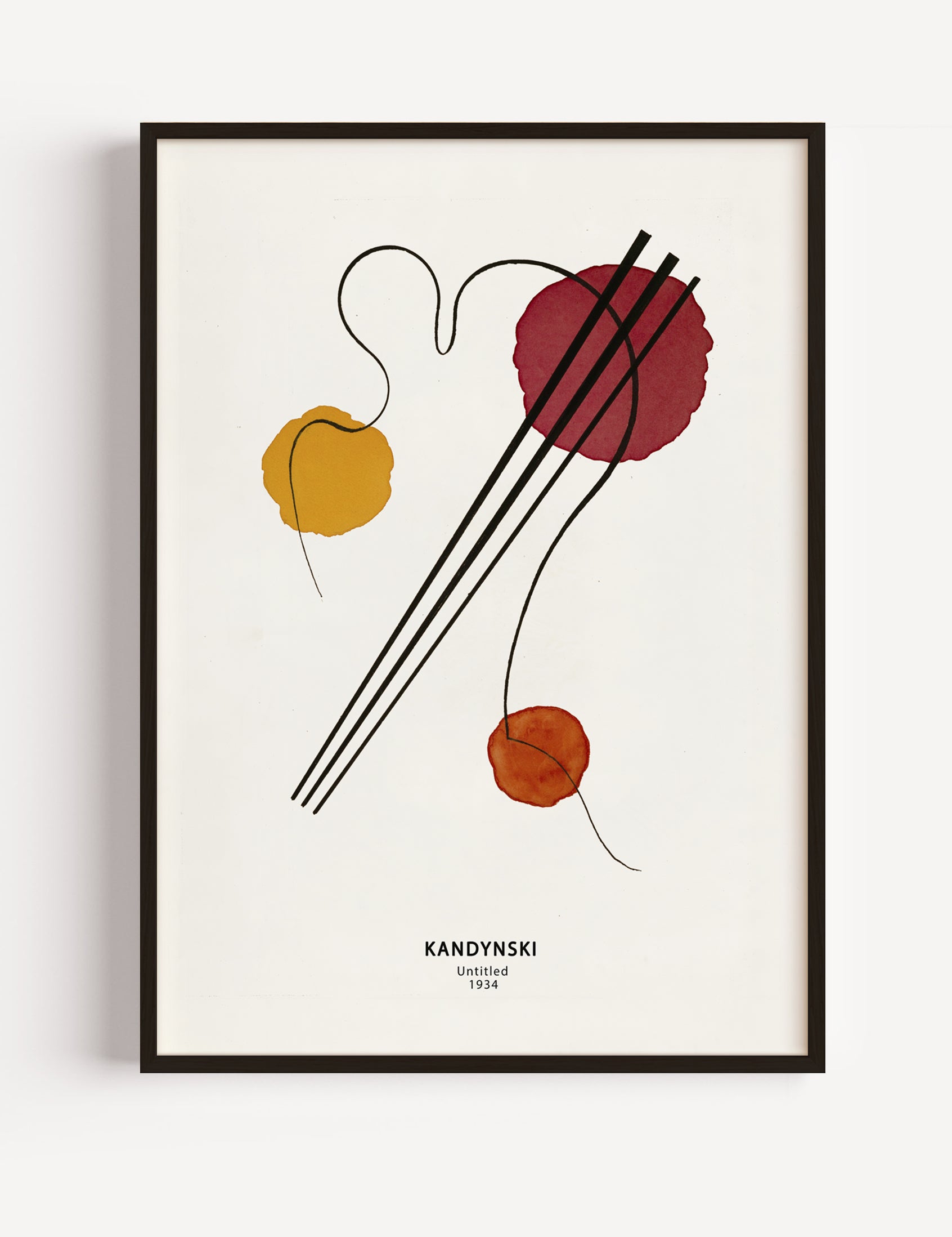 Kandinsky Abstract Art Print – Modern Wall Art Poster