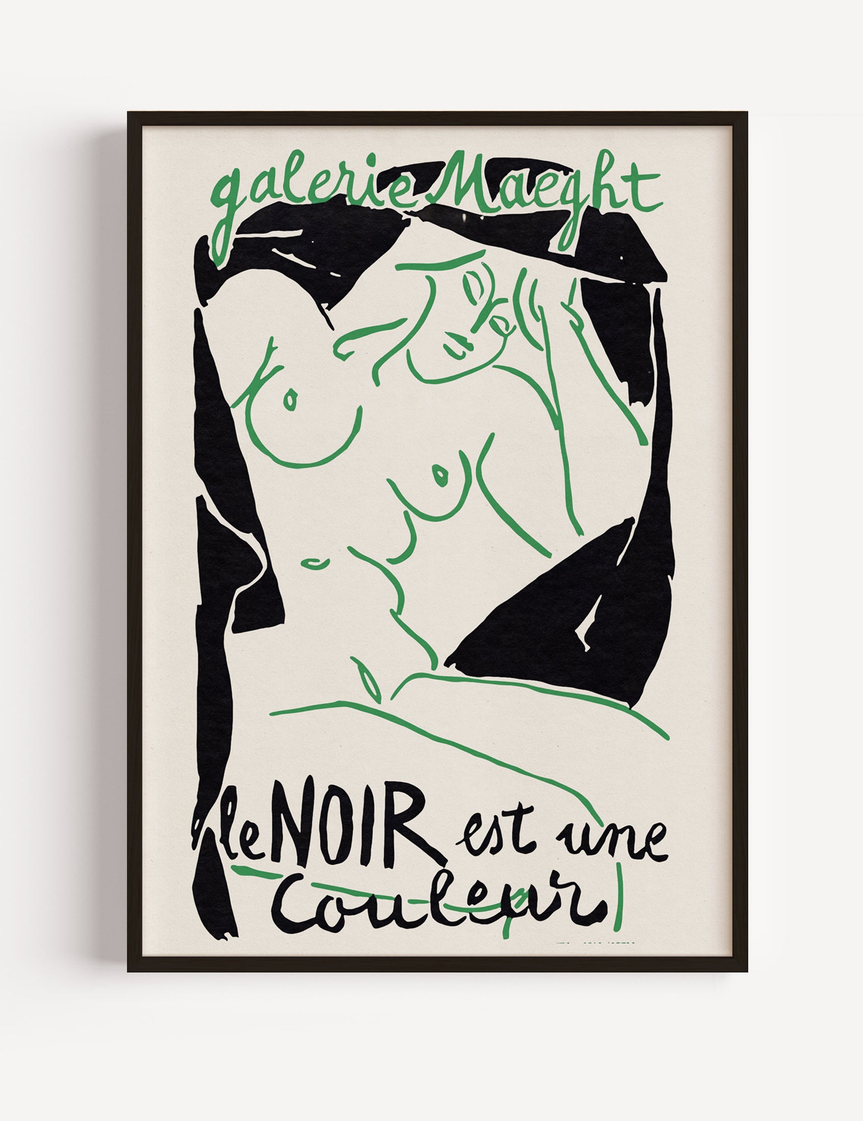 Black is a color (in itself) by Henri Matisse Poster