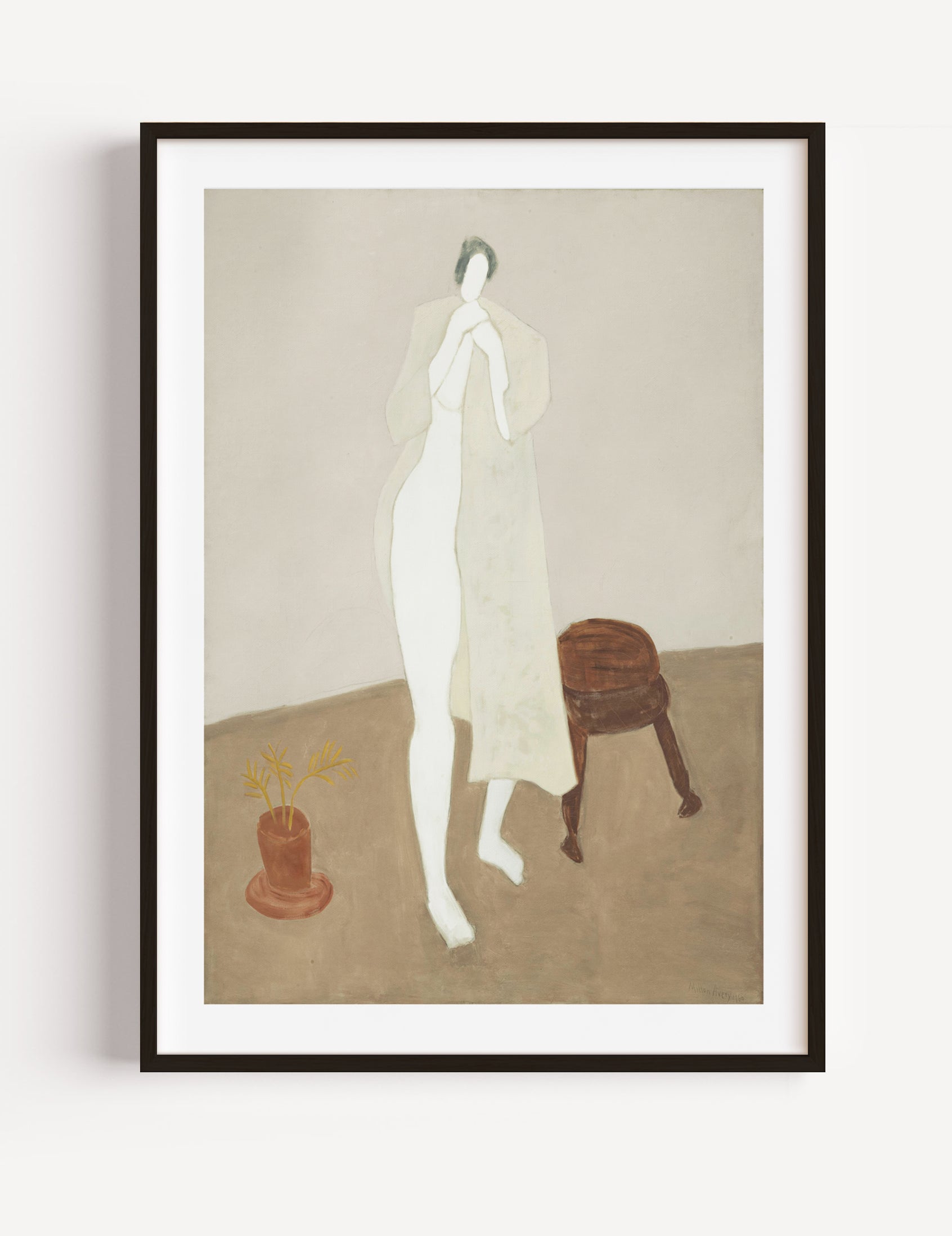 Milton Avery Robed Nude, 1960 Poster