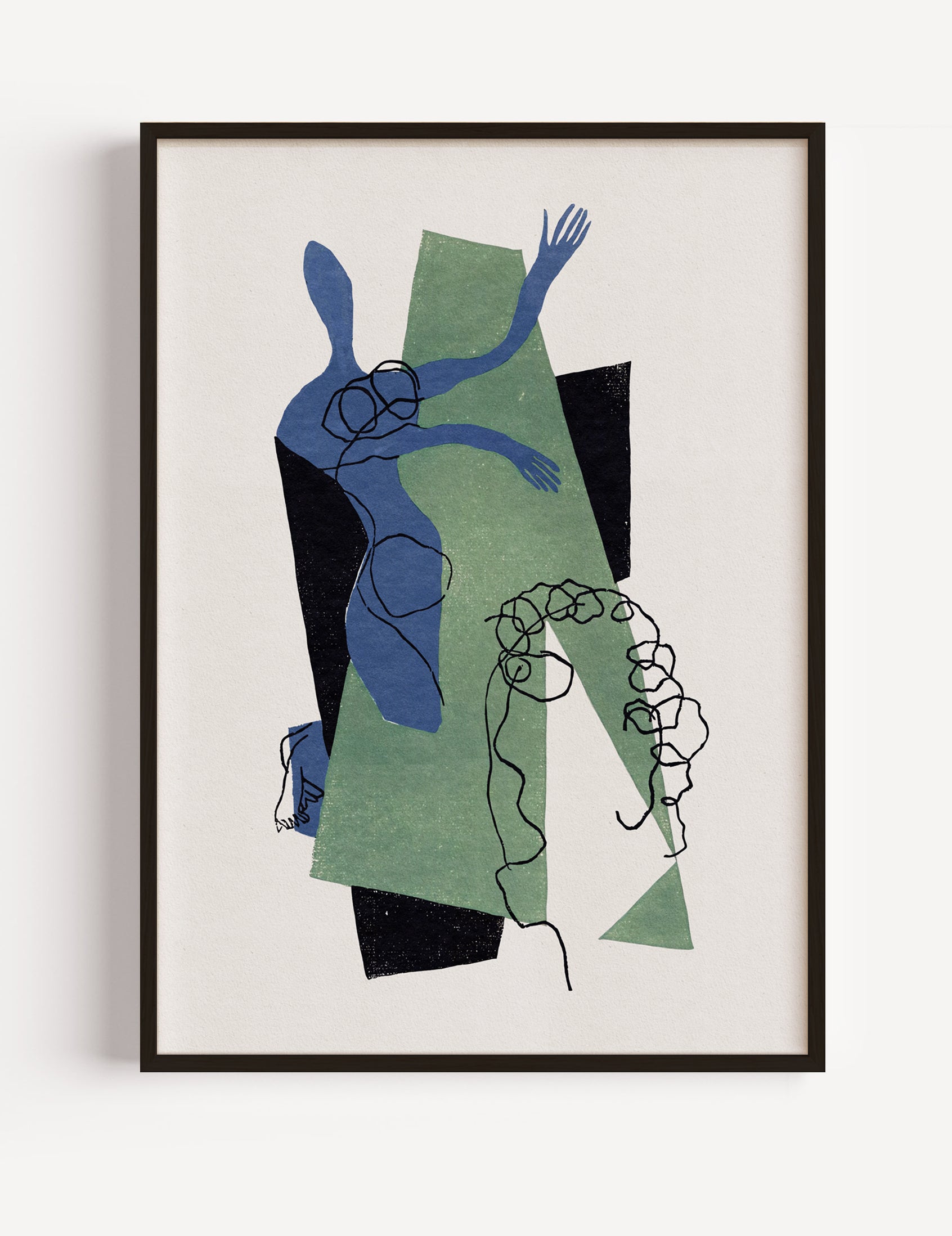 Abstraction with Woman figure by Henri Laurens Poster