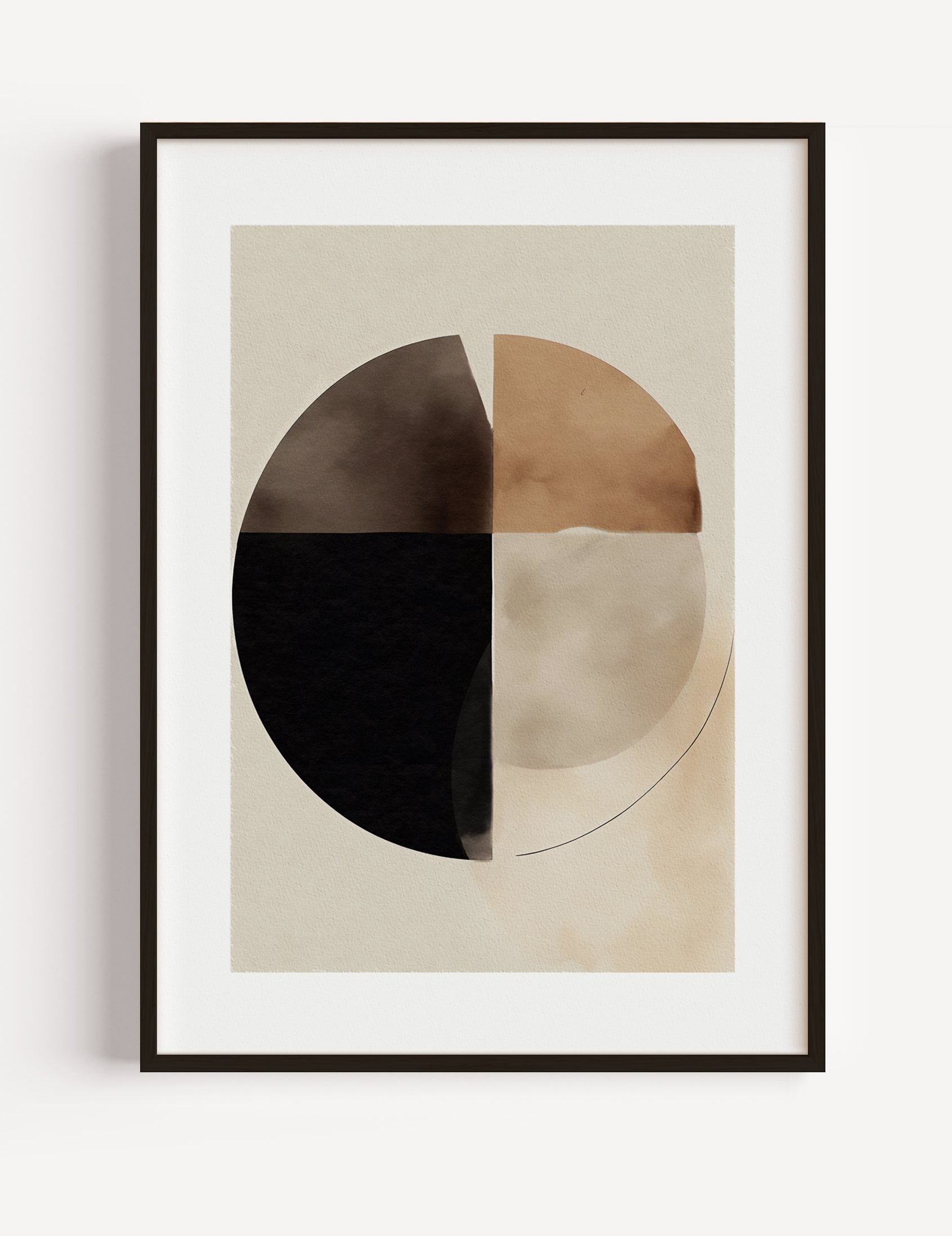 Abstract Shapes in Colours of Nature V Poster