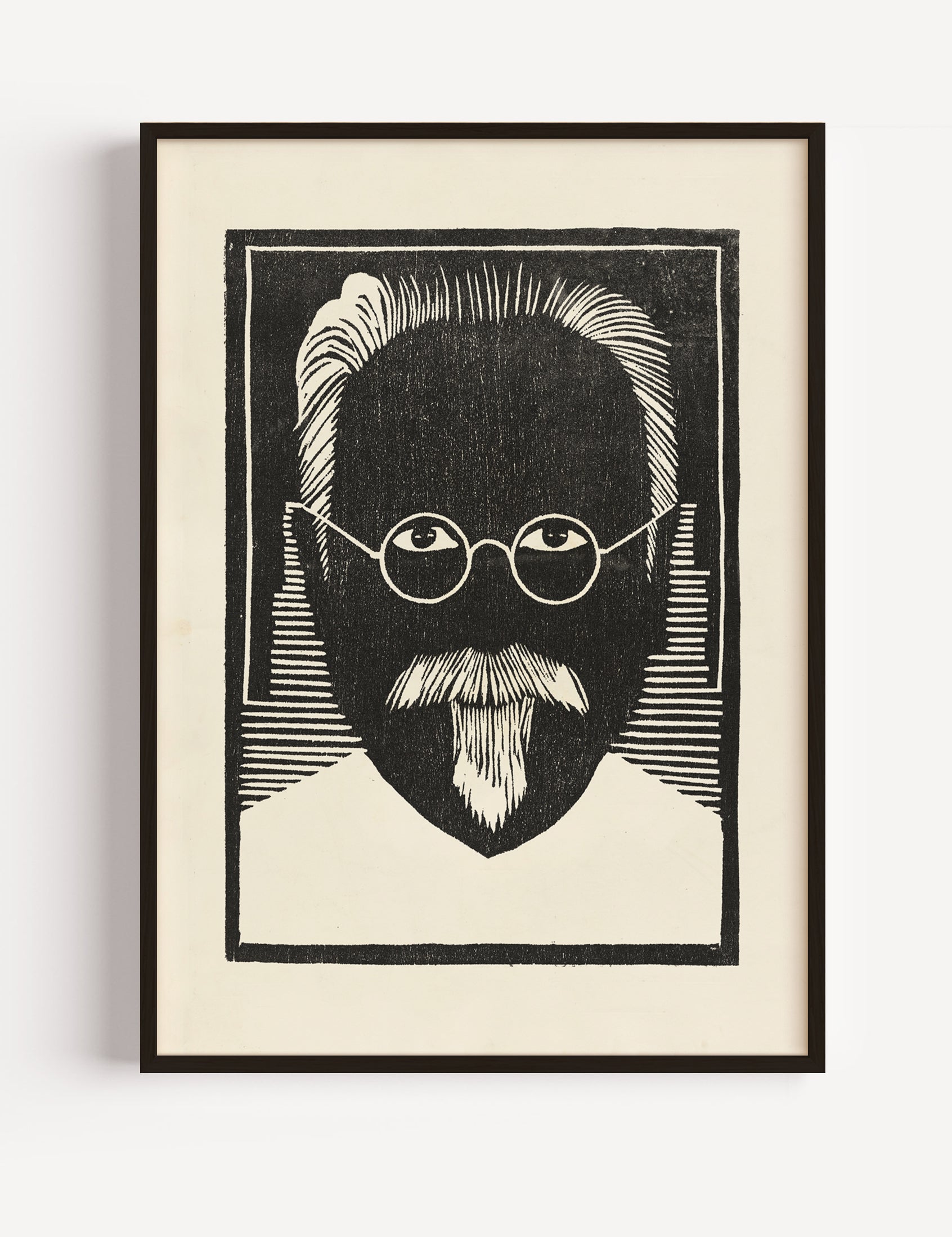 Samuel Jessurun , Self Portrait With Glasses And Goatee 1930 Poster