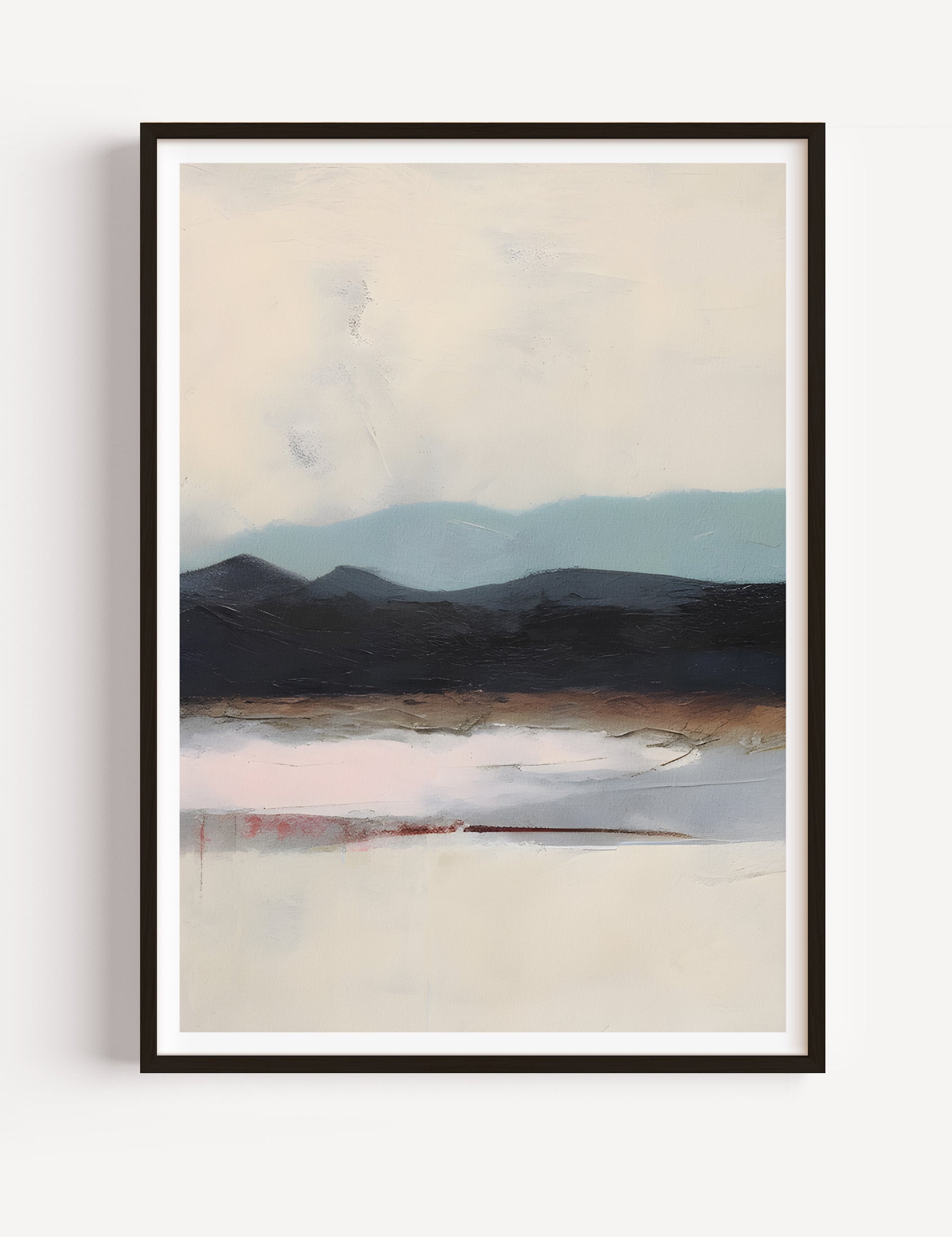 Mountains Abstract Landscape I Poster