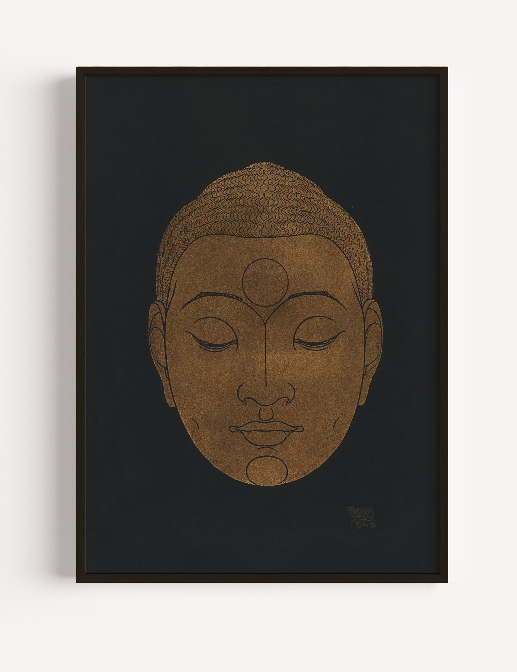 Head of Buddha by Reijer Stolk Poster