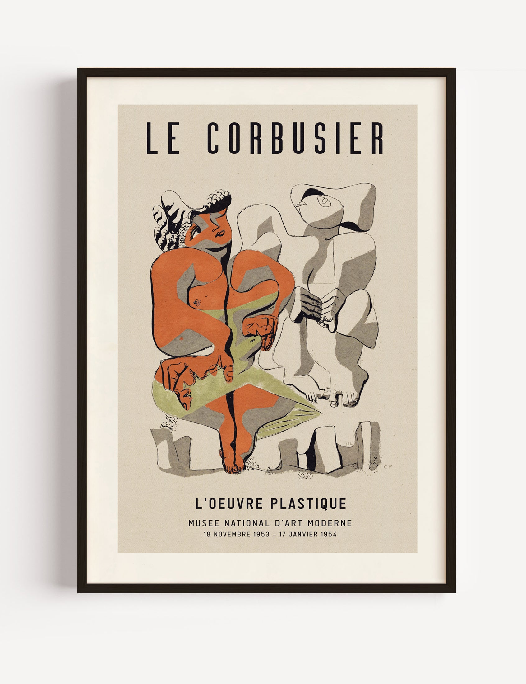 Le Corbusier Exhibition poster, 1954 Poster