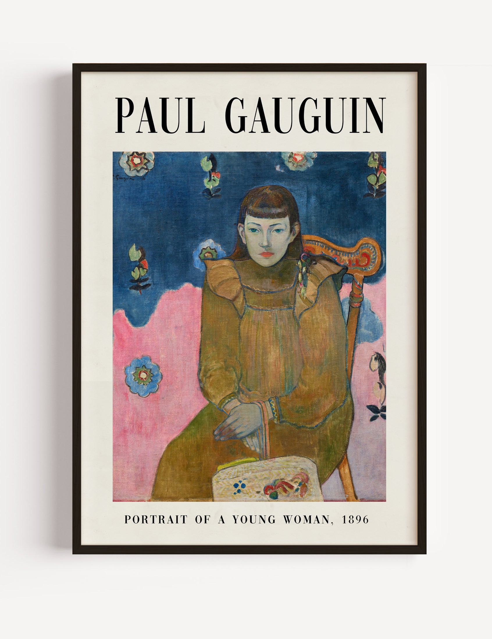 Paul Gauguin, Portrait of a Young Woman, 1896 Poster