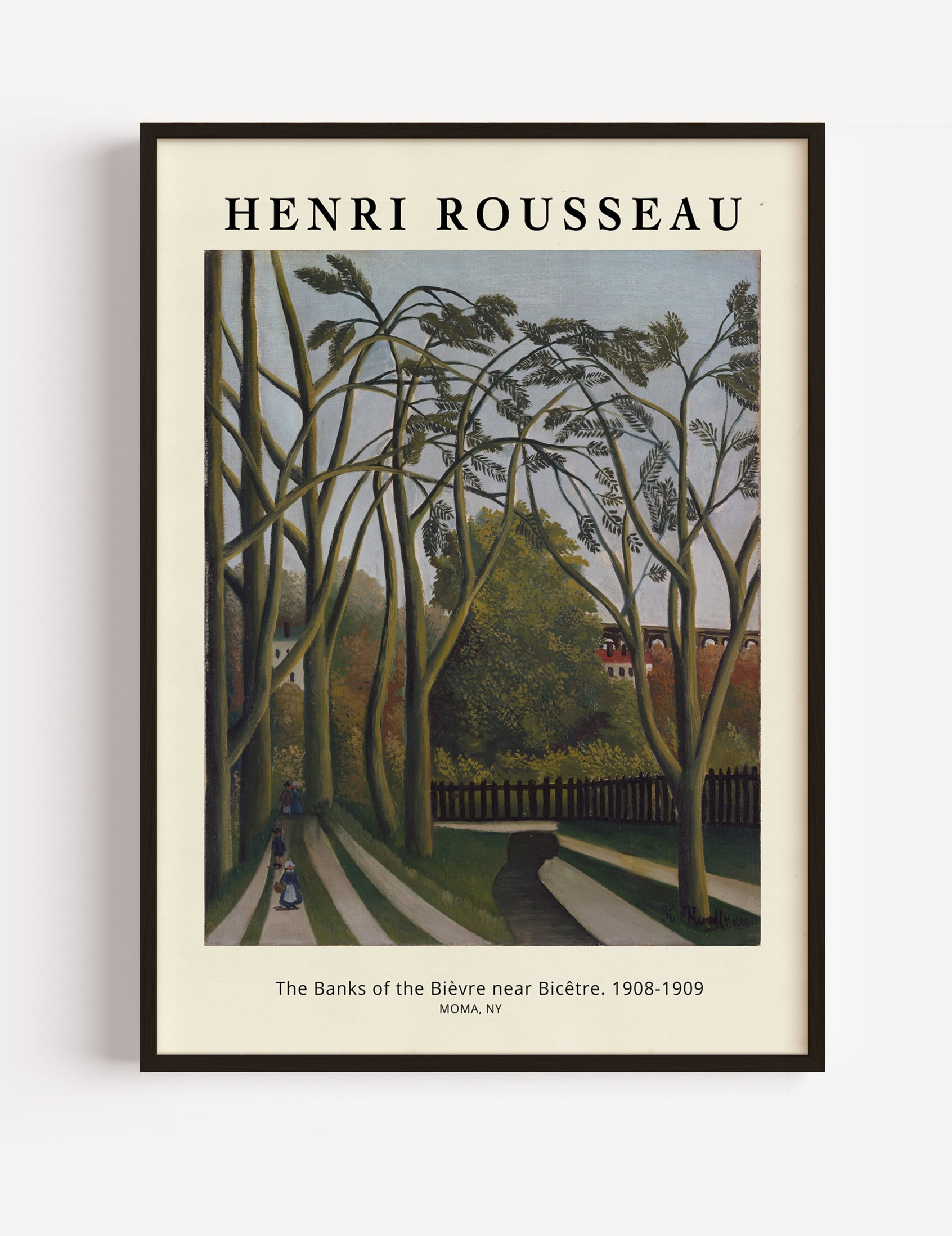 Henri Rousseau, The Banks of the Bievre near Bicetre, 1908 Poster