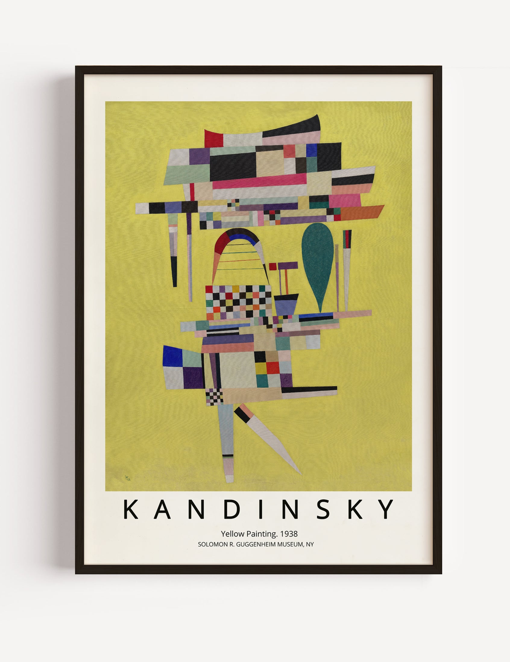 Wassily Kandinsky, Yellow Painting, 1938 Poster