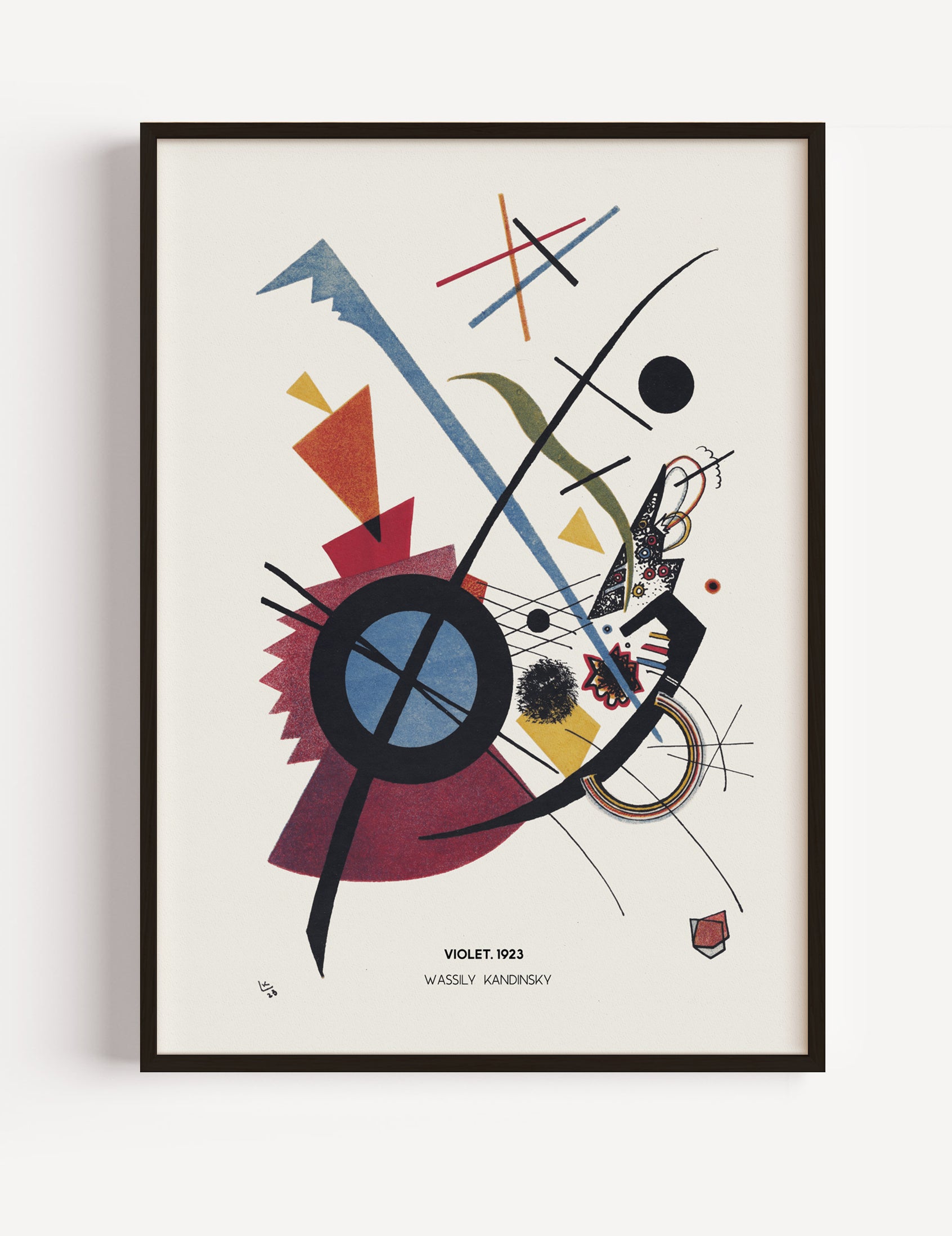Wassily Kandinsky, Violet 1923 Poster