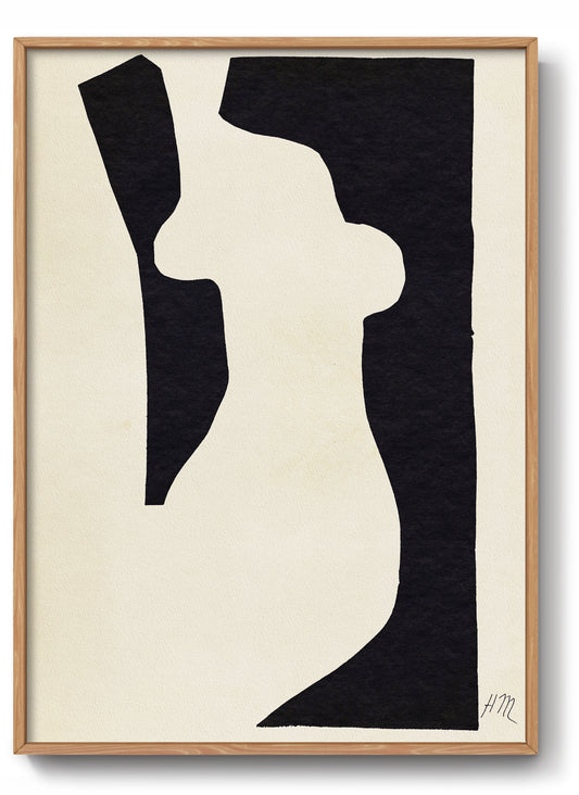 Henri Matisse, woman figure Papier Decoupes, Abstract Art Poster