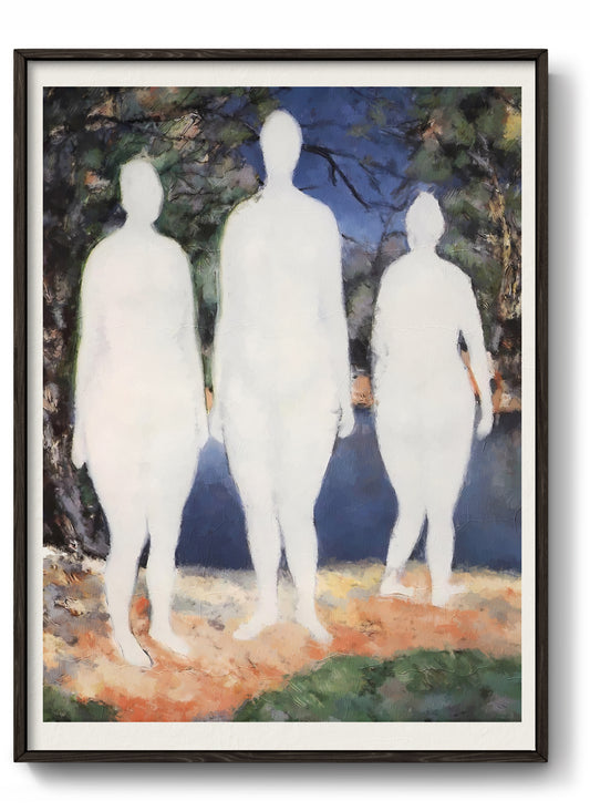 Bathers by Kazimir Malevich, Modern Art Poster