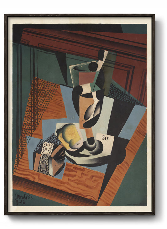 Still Life by Juan Gris, Abstract Art Poster