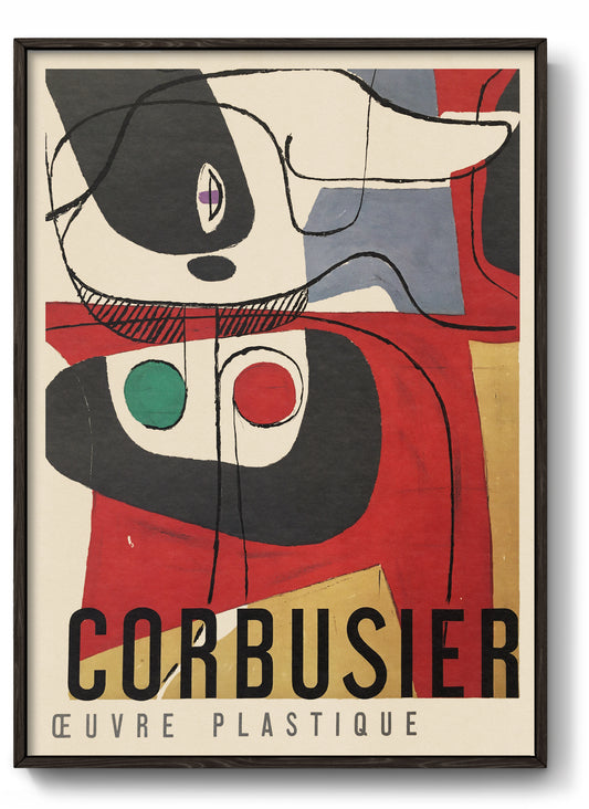 Le Corbusier Vintage Exhibition Poster