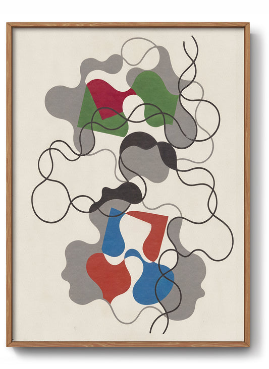 Lines of Summer  by Sophie Taeuber-Arp, Abstract Art Poster