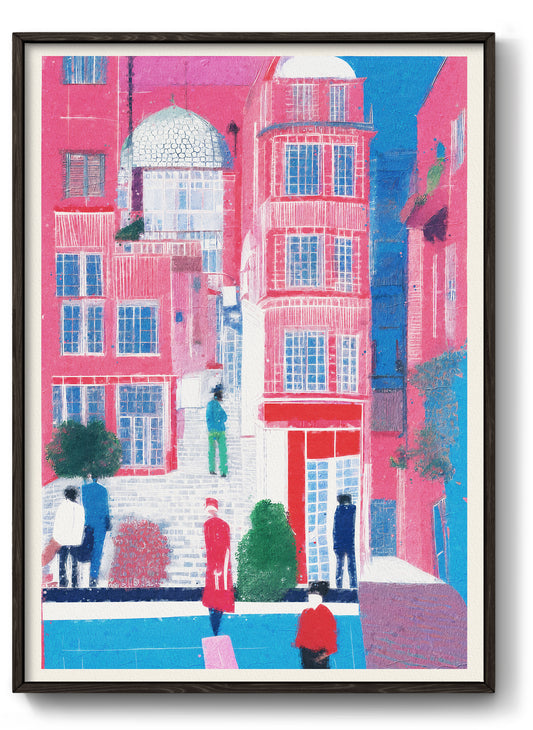 İstanbul painting by studio Manufaktura - Poster Art