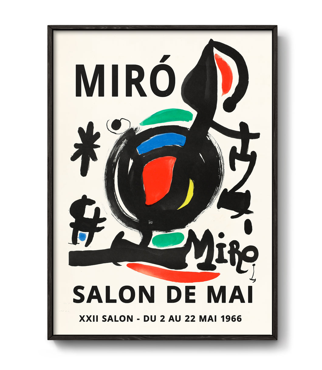 Exhibition poster by Joan Miró