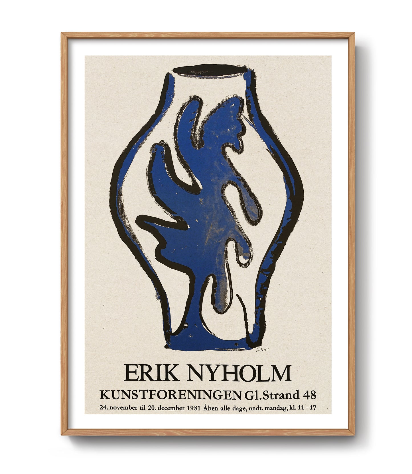 Erik Nyholm exhibition poster