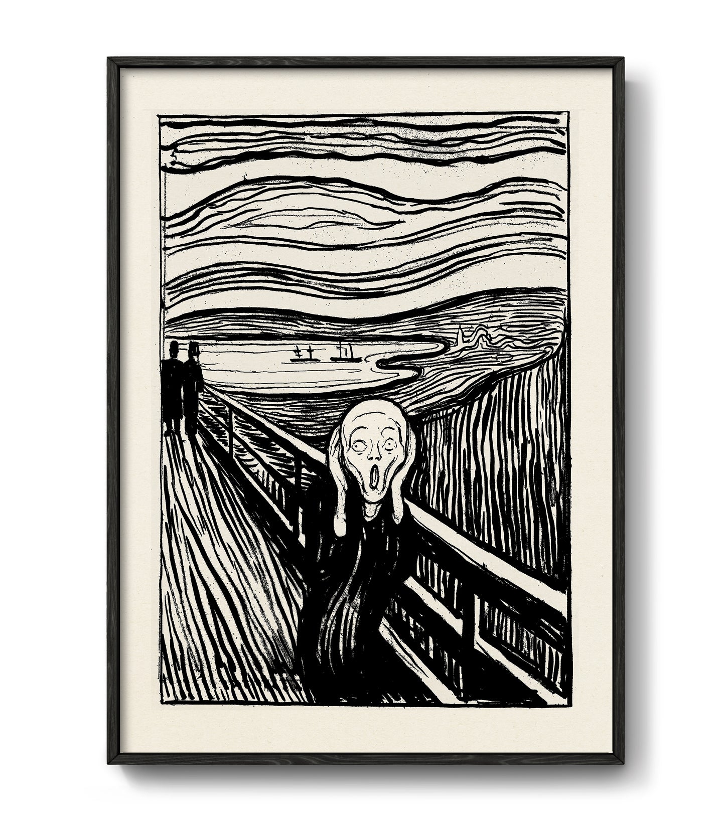 The scream by  Edvard Munch, 1895