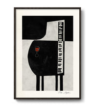 Load image into Gallery viewer, Piano art print by Elisa Macher
