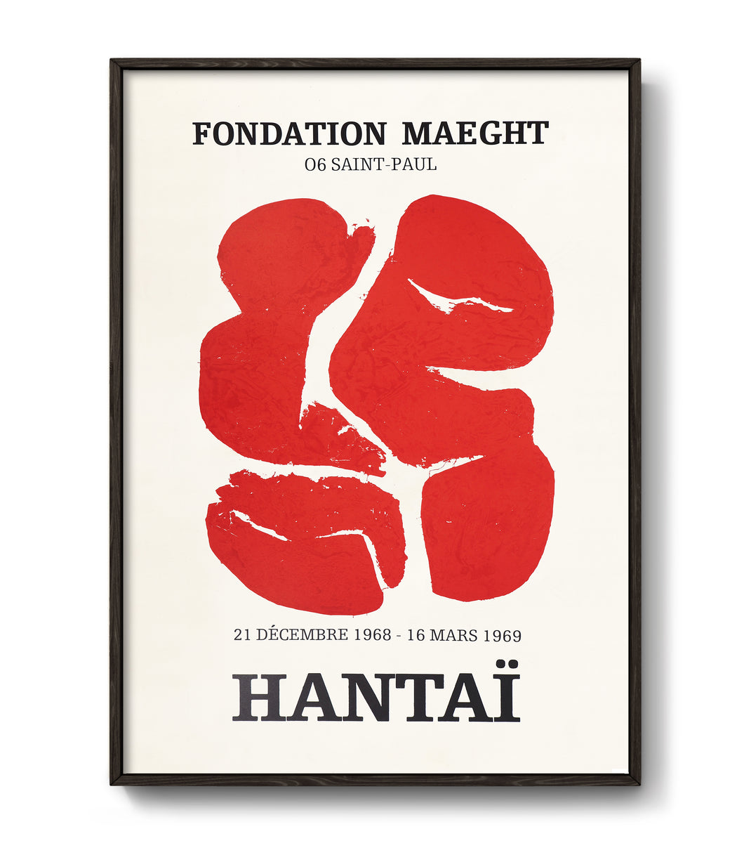 Exhibition poster Hantai