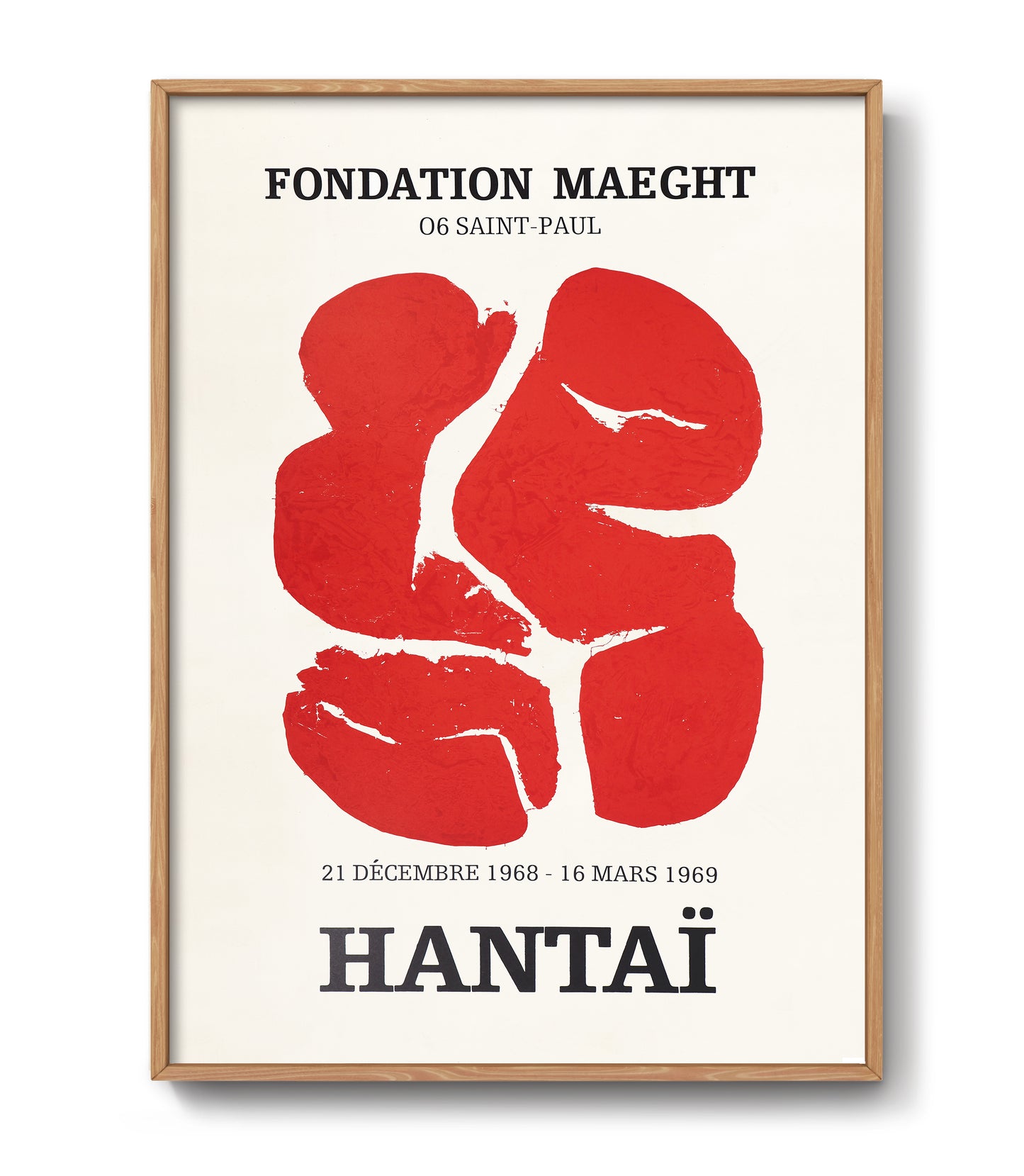 Exhibition poster Hantai