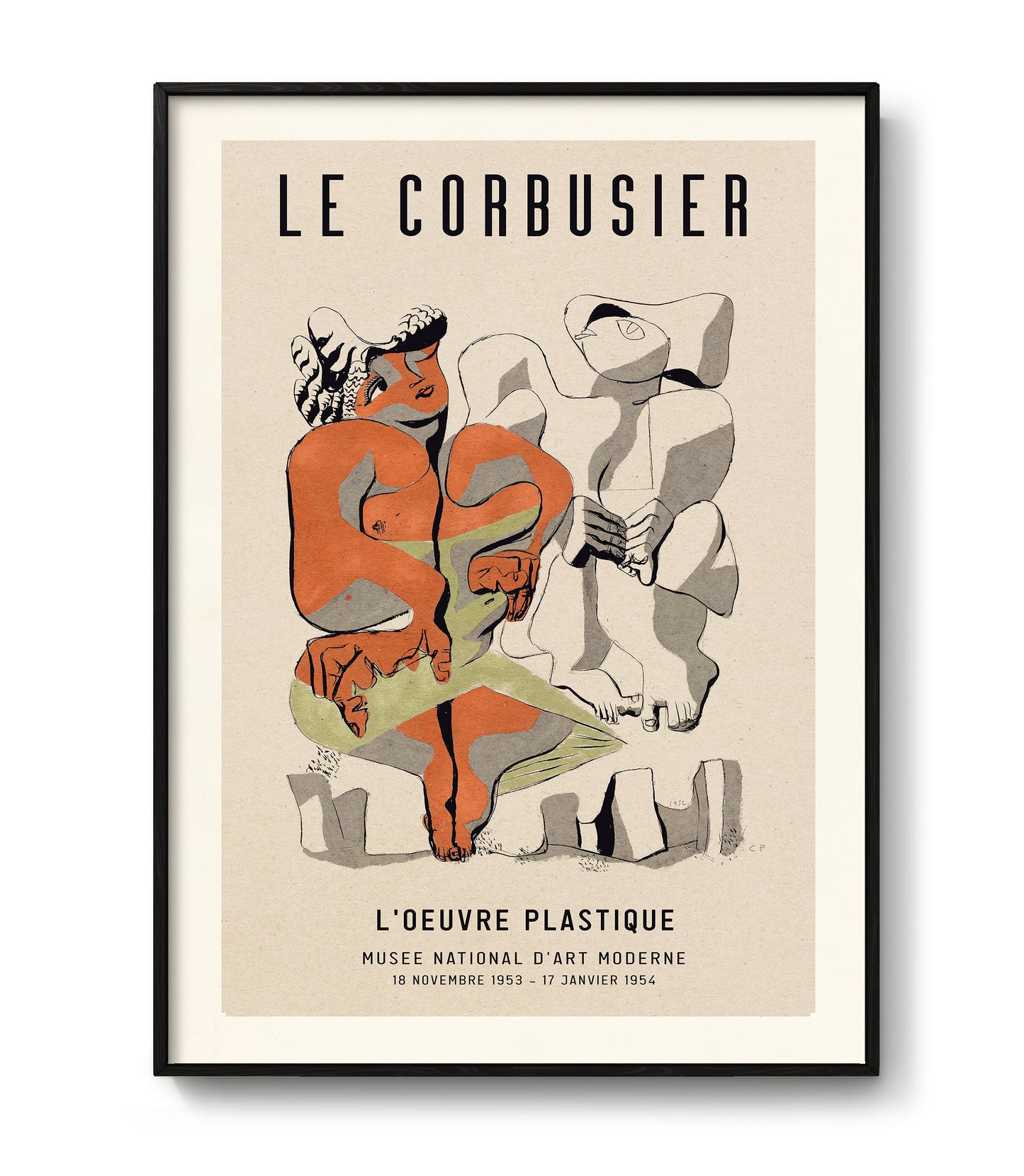 Le Corbusier exhibition poster