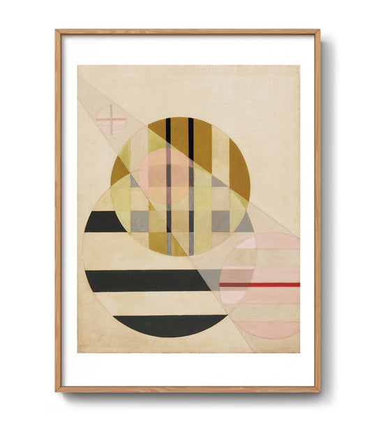 Art Poster  Circles  by László Moholy-Nagy