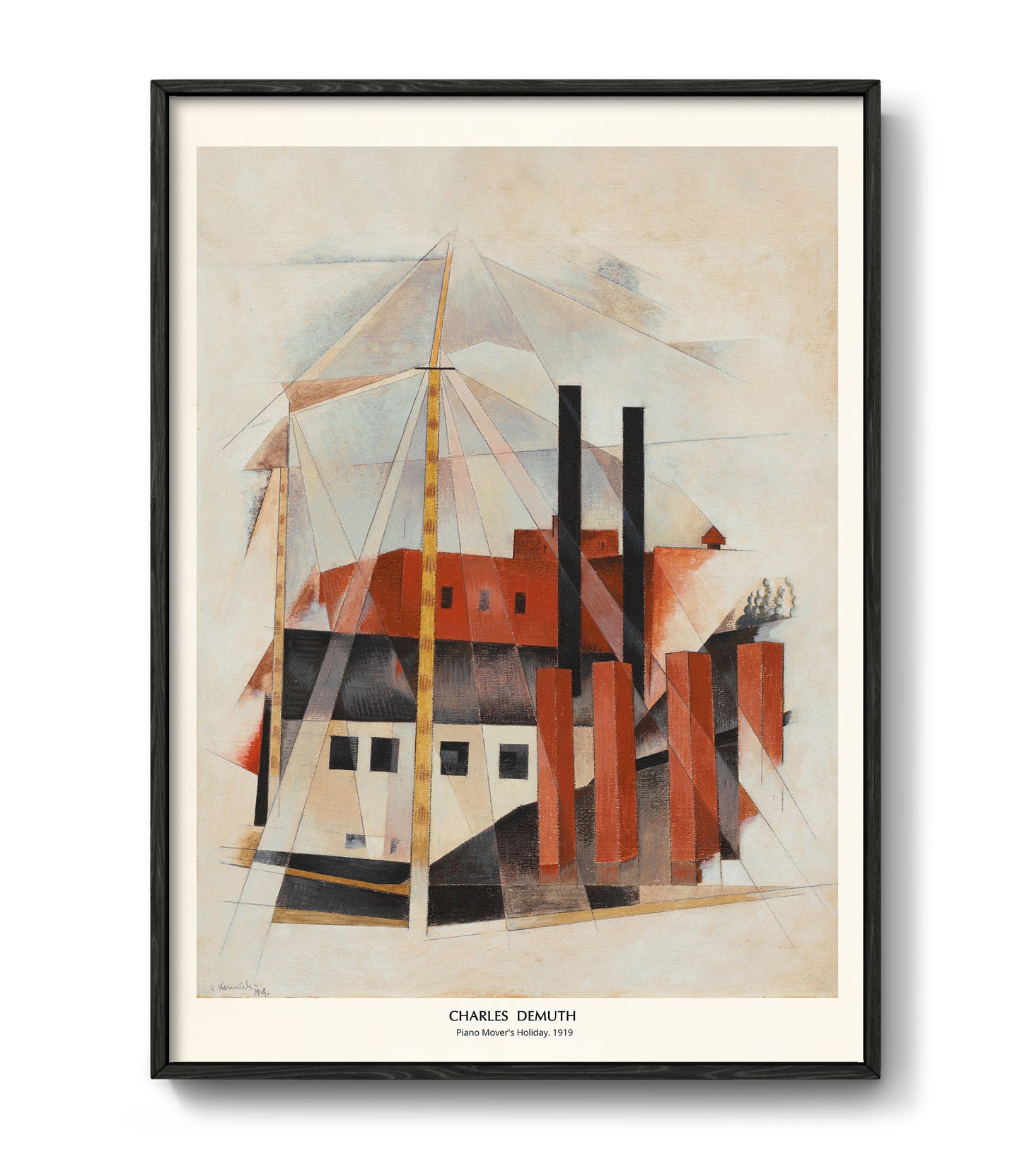Piano Mover's Holiday by Charles Demuth, 1919