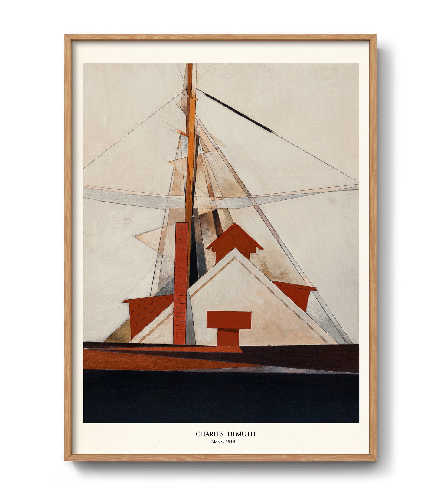 Masts by Charles Demuth, 1919