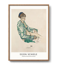 Load image into Gallery viewer, Sitting by Egon Schiele
