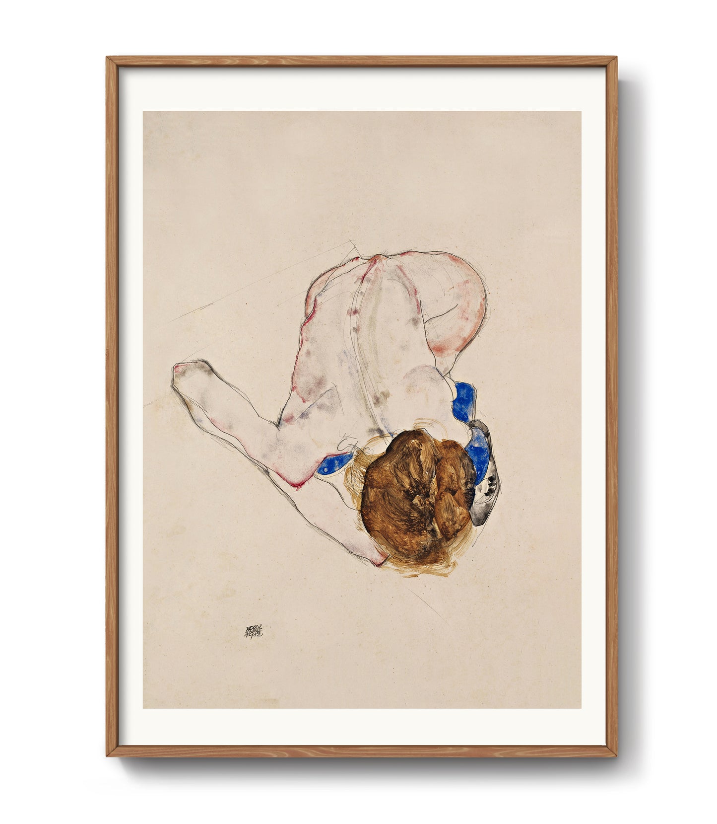 Nude by Egon Schiele