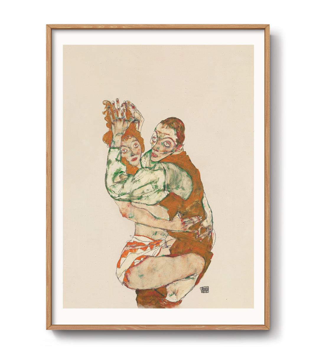 Couple by Egon Schiele