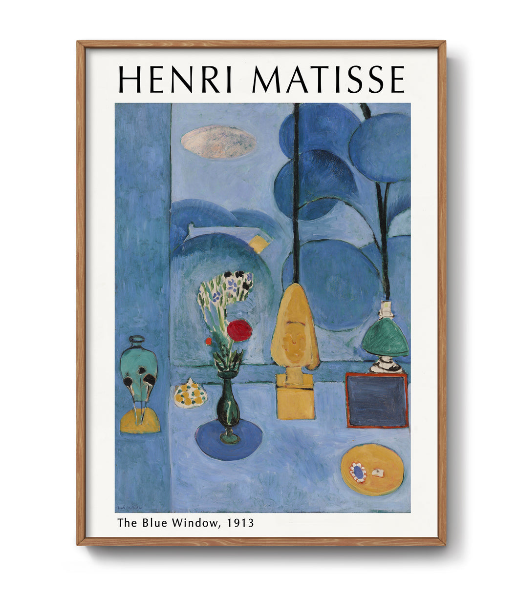 The Blue Window by henri Matisse