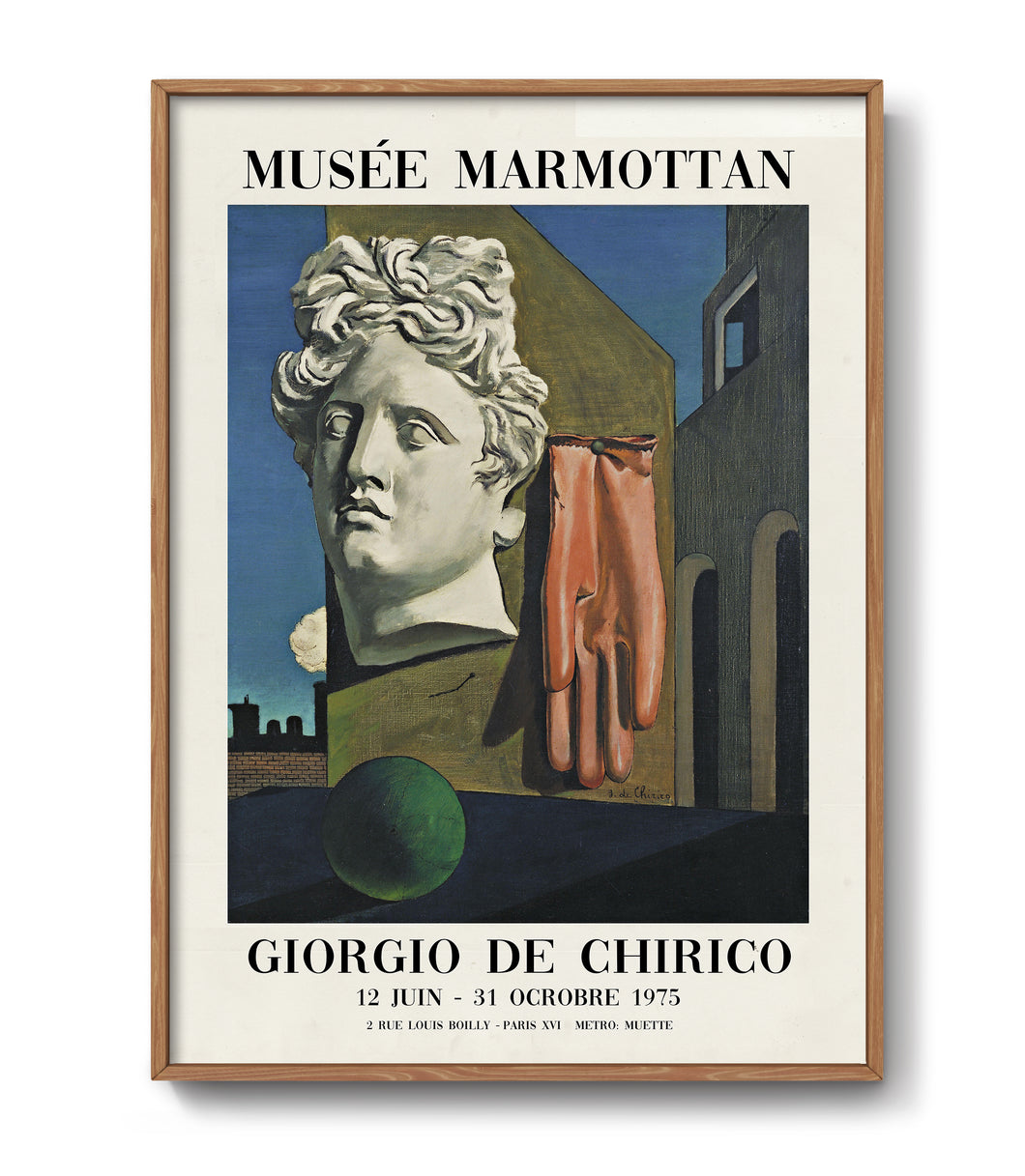 Exhibition Poster by Giorgio de Chirico